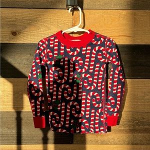 Hanna Andersson Candy Cane Pajama Set Size 4